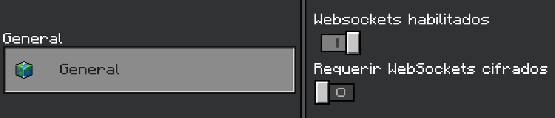 Ajustes de Websocket